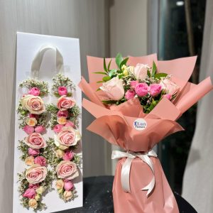 باكدج التخرج الوردي