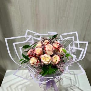 باقة الجوري الدبل كلر