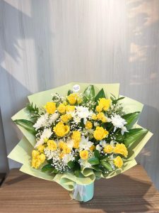 باقة الورد الأصفر