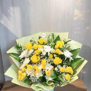 باقة الورد الأصفر