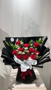 باقة الجوري الأحمر